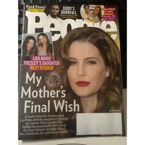 PEOPLE MAGAZINE 10/7/24 Lisa Marie Presley Riley Keough Olivia Munn John Mulaney